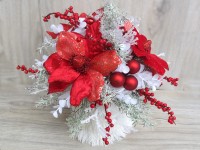 Vánoční flower box červený velký...